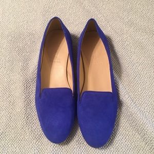 NWOT Royal Blue Suede J. Crew shoes
